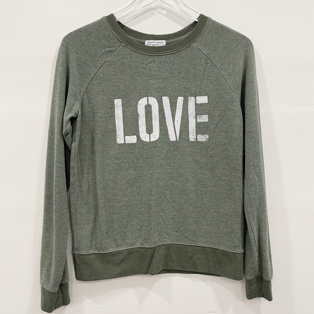Grayson Threads Love Graphic Pullover Sweatshirt … - image 2